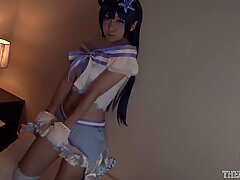 Hentai Cosplay   "_Cum with me"_ Japanese idol cosplayer gets creampied in doggystyle - Intro
